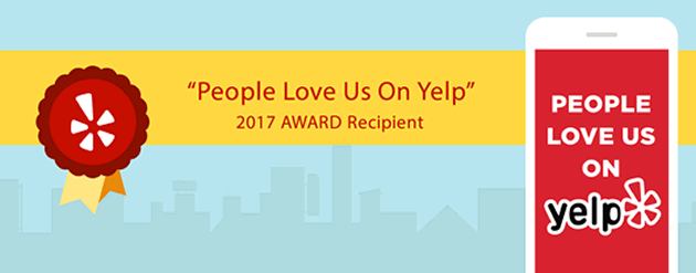 Greenleaf Care - People Love Us On Yelp 2017 AWARD Reciient!